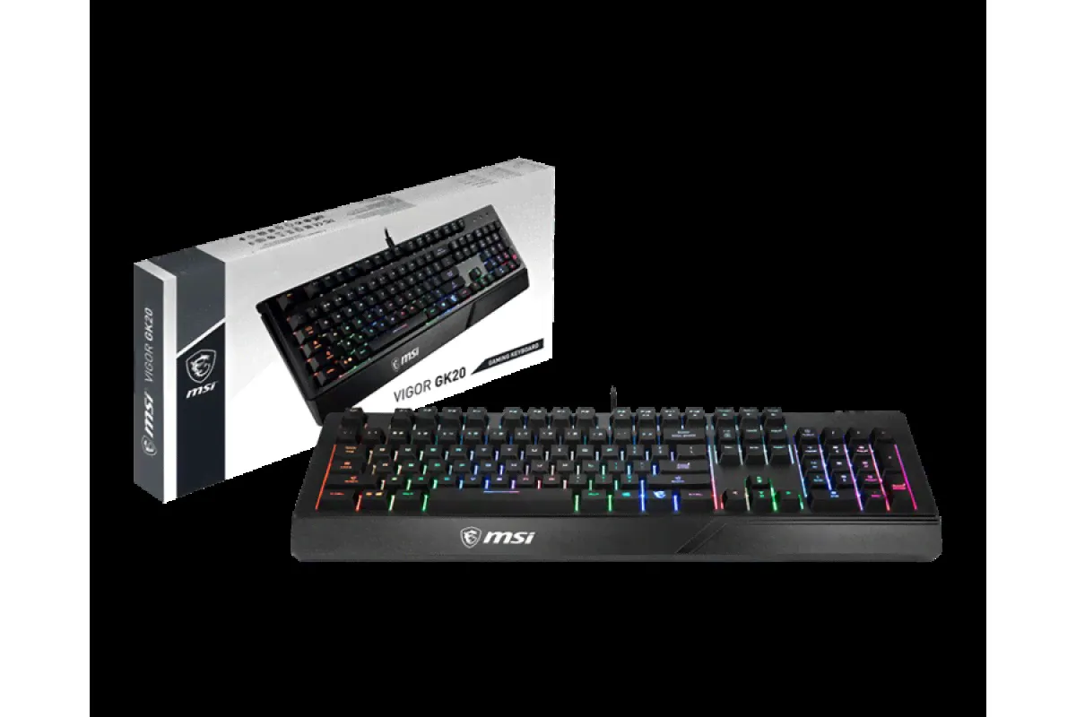 Клавиатура проводная Gaming Keyboard MSI VIGOR GK20 S11-04RU230-CLA-2