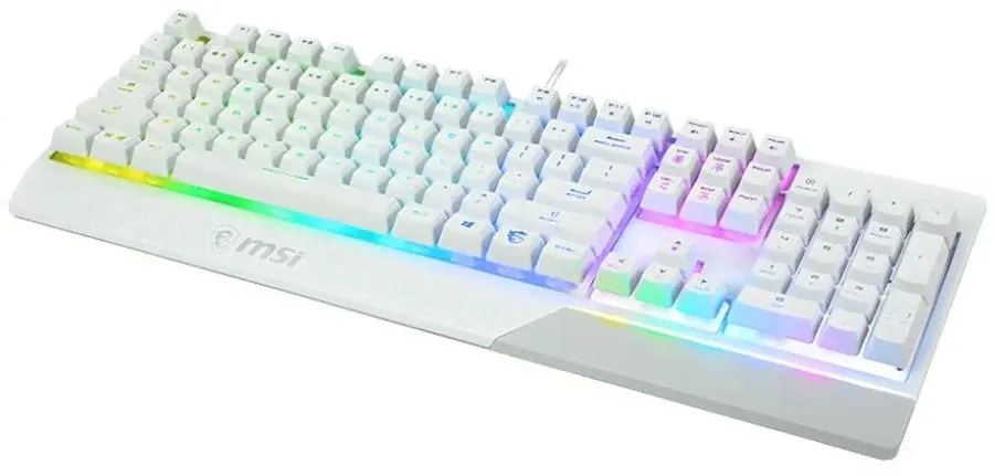 Клавиатура MSI Vigor GK30 LED игровая проводная белый