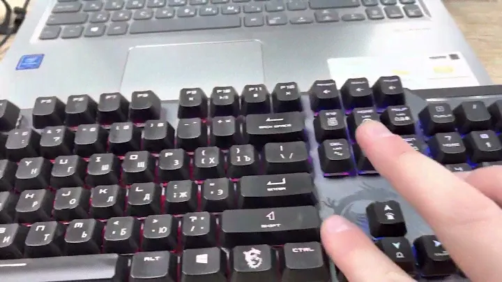Клавиатура MSI vigor GK50 elite