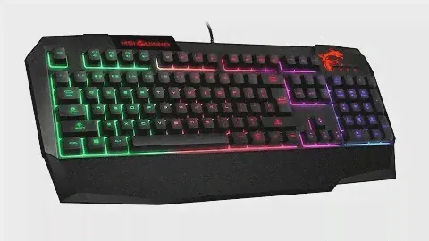 MSI VIGOR GK40 Backlit RGB Dedicated Hot Keys Anti-Ghosting - UNBOXING