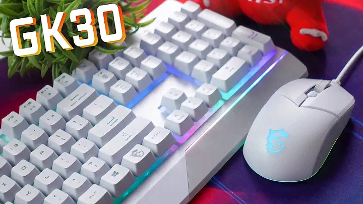 Потрясающий белый бюджетный комбо — MSI VIGOR GK30