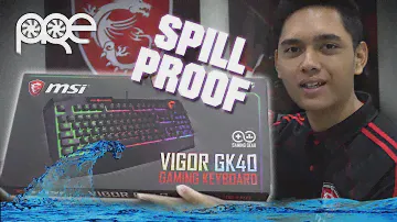 MSI Vigor GK40 Membrane Keyboard - Unboxing and Overview [Filipino Language]